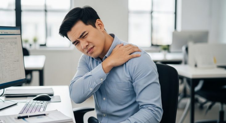 đau mỏi vai gáy