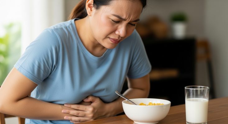 Rối loạn tiêu hoá do dị ứng lactose